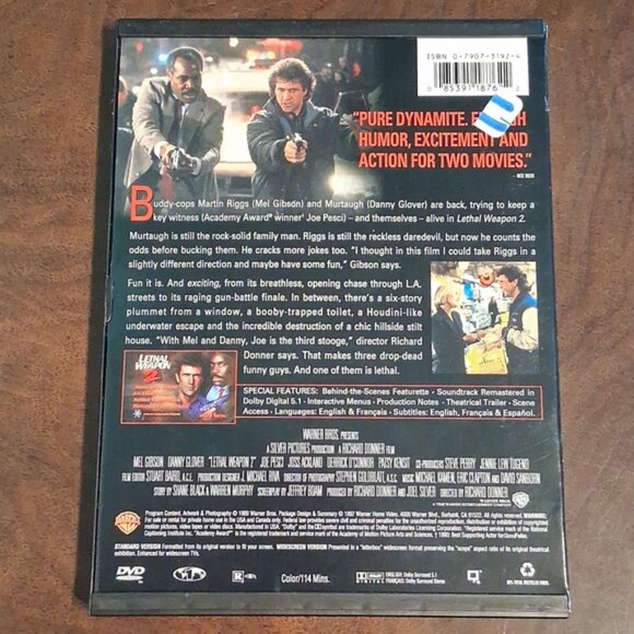 Lethal Weapon 2 DVD - Picture 2 of 4